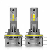 Feux Jour LED Canbus H15 DRL BMW Mercedes Audi VW Golf - vue de face - Becquet Voiture