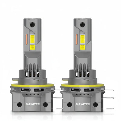 Feux Jour LED Canbus H15 DRL BMW Mercedes Audi VW Golf - vue de face - Becquet Voiture