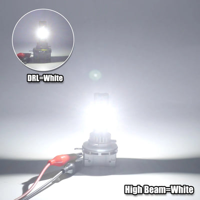 Feux Jour LED Canbus H15 DRL BMW Mercedes Audi VW Golf - vue rapprochée - Becquet Voiture