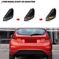LED-Scheinwerfer Ford Fiesta MK7 MK7.5 2008-2020 Sequentiell - am Fahrzeug montiert - Becquet Voiture