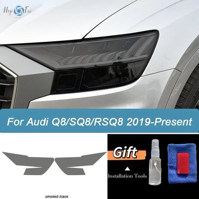 Film de Protection Phares Audi Q8 SQ8 RSQ8 - packshot studio - Becquet Voiture