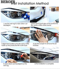 Film de Protection Phares Volkswagen Golf 7 MK7 - vue arrière - Becquet Voiture