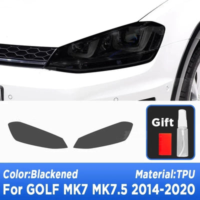 Film de Protection Phares Volkswagen Golf 7 MK7 - vue de dessus - Becquet Voiture