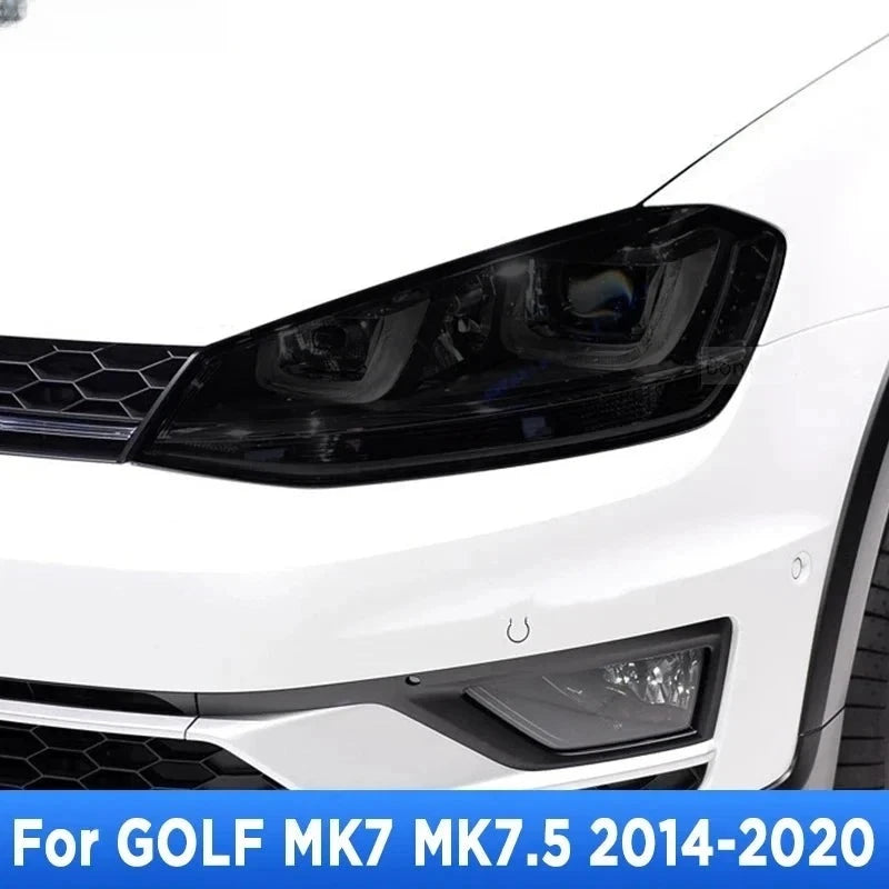 Film de Protection Phares Volkswagen Golf 7 MK7 - vue de face - Becquet Voiture