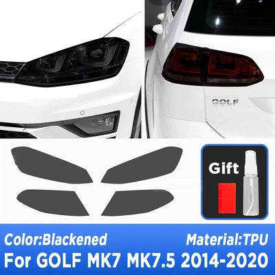 Film de Protection Phares Volkswagen Golf 7 MK7 - vue rapprochée - Becquet Voiture