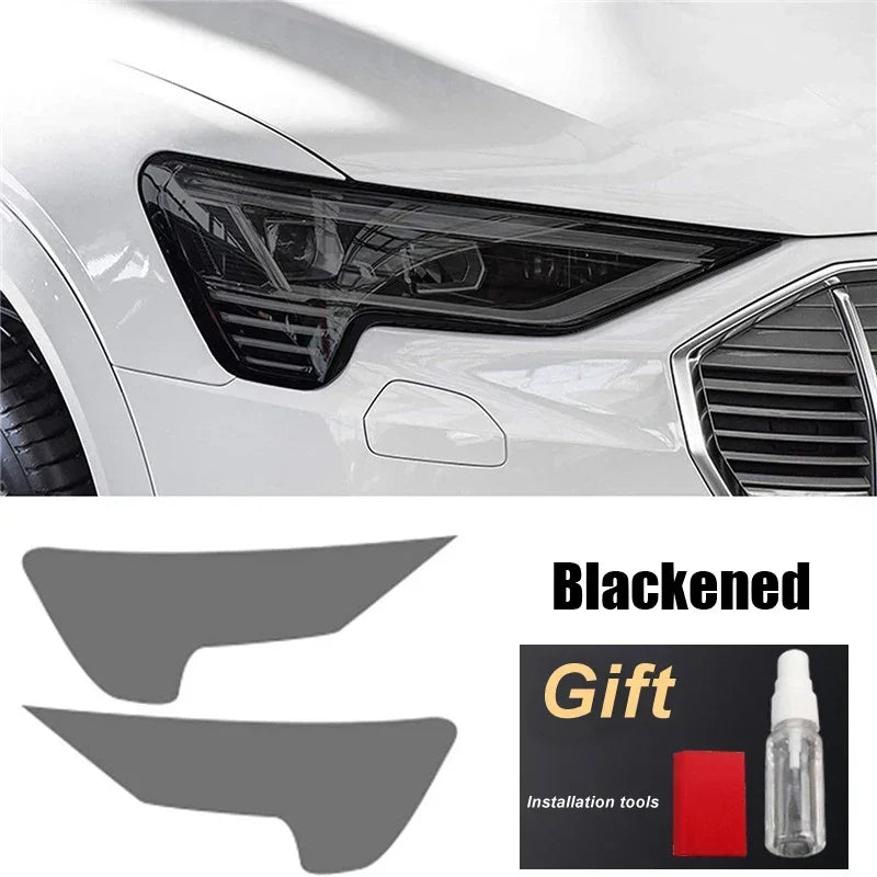 Film Protection Phare Audi E-tron 55 Quattro 2019-2020 - vue de face - Becquet Voiture