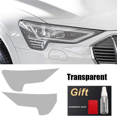 Film Protection Phare Audi E-tron 55 Quattro 2019-2020 - vue rapprochée - Becquet Voiture