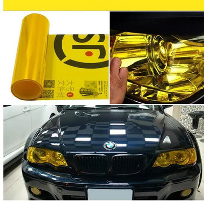 Film Teinte de Protection pour Optiques de Voiture - détail du montage - Becquet Voiture