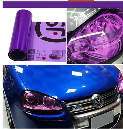 Film Teinte de Protection pour Optiques de Voiture - en situation - Becquet Voiture