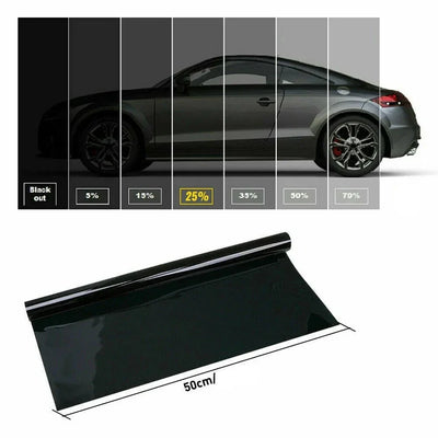 Film Teinté Solaire Vitres Voiture Anti-UV - vue arrière - Becquet Voiture