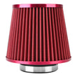 Filtre à Air Universel 76mm Rouge Bleu Noir