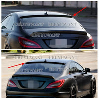 For Mercedes CLS Class W218 Roof Spoiler black Rear Trunk Spoiler Wing AMG Style 2011 2012 2013 2014 2015 2016 - vue de profil - Becquet Voiture