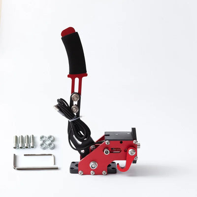 Frein À Main Hydraulique USB Sim Racing Noir - vue de profil - Becquet Voiture