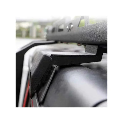Galerie de Toit Aluminium Jeep Wrangler JK JL 2007-2023 - installé sur véhicule - Becquet Voiture