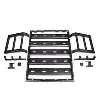 Galerie de Toit Aluminium Jeep Wrangler JK JL 2007-2023 - vue arrière - Becquet Voiture