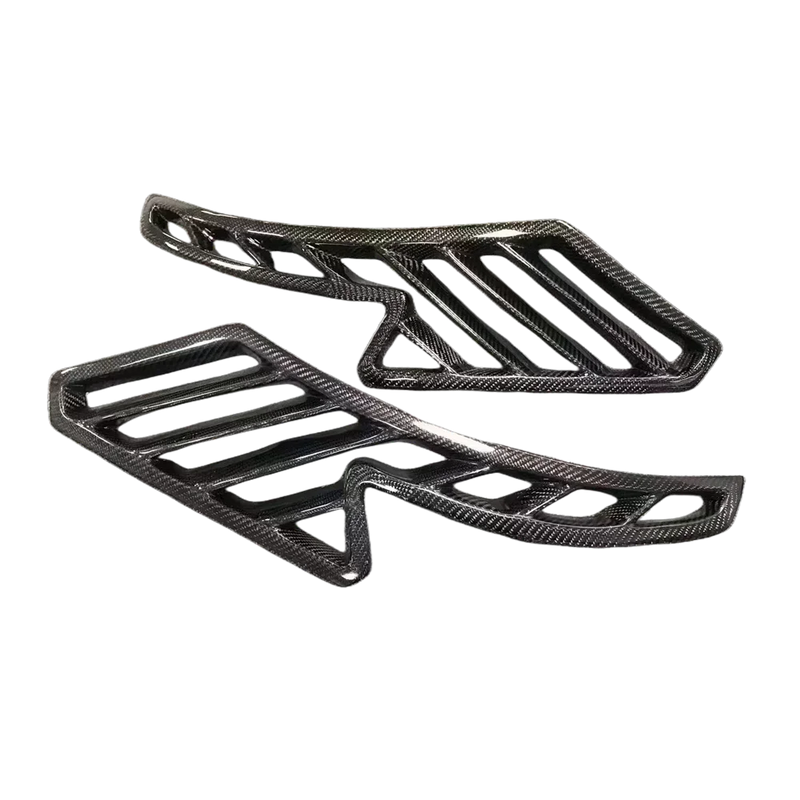 Garde-Boue Avant Carbone BMW M3 E92 E93 Style RS - vue arrière - Becquet Voiture