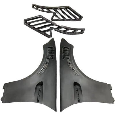 Garde-Boue Avant Carbone BMW M3 E92 E93 Style RS - vue de profil - Becquet Voiture
