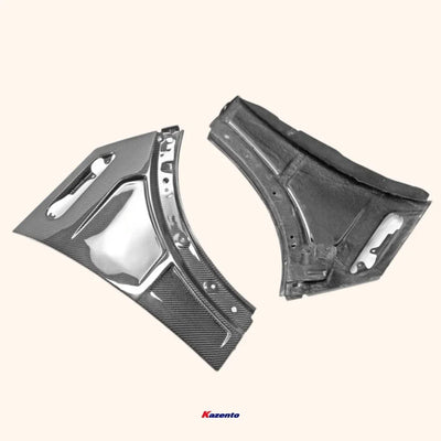 Garde-Boue Avant Carbone Mini Cooper S R50 R52 R53 - vue arrière - Becquet Voiture