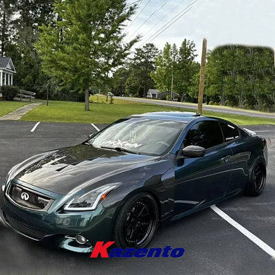 Garde-Boue Avant Carbone Ventilé Infiniti G37 Coupé 2008-2013 - vue de profil - Becquet Voiture