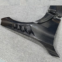 Garde-Boue Latéral Avant Carbone BMW M2 G87 - installé sur véhicule - Becquet Voiture