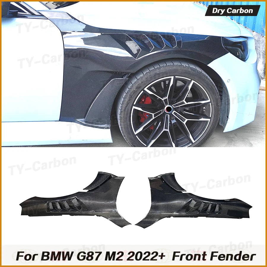 Garde-Boue Latéral Avant Carbone BMW M2 G87 - vue de face - Becquet Voiture
