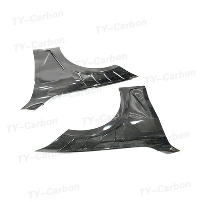 Garde-Boue Ventilé Carbone BMW Série 4 G22 G23 2021+ - détail du montage - Becquet Voiture