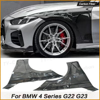 Garde-Boue Ventilé Carbone BMW Série 4 G22 G23 2021+ - vue de face - Becquet Voiture