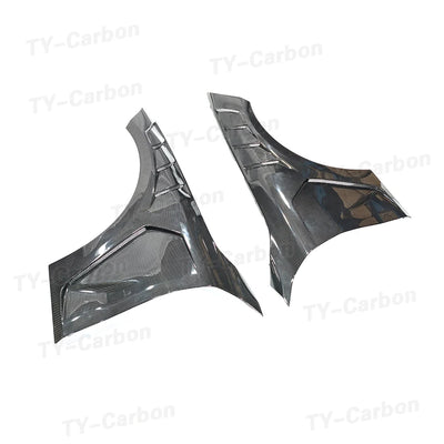 Garde-Boue Ventilé Carbone BMW Série 4 G22 G23 2021+ - vue de profil - Becquet Voiture