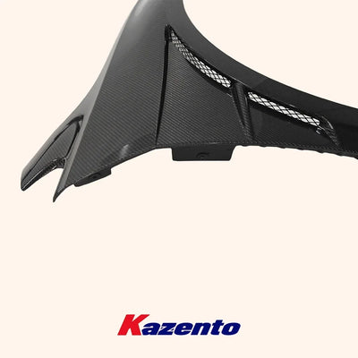 Garde-Boue Ventilé Carbone Volkswagen Golf GTI R - packshot studio - Becquet Voiture