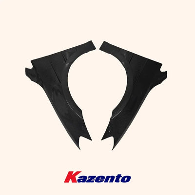 Garde-Boue Ventilé Carbone Volkswagen Golf GTI R - vue de trois-quarts - Becquet Voiture