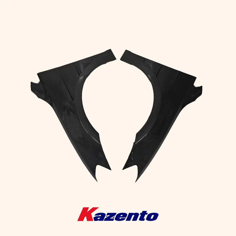 Garde-Boue Ventilé Carbone Volkswagen Golf GTI R - vue de trois-quarts - Becquet Voiture