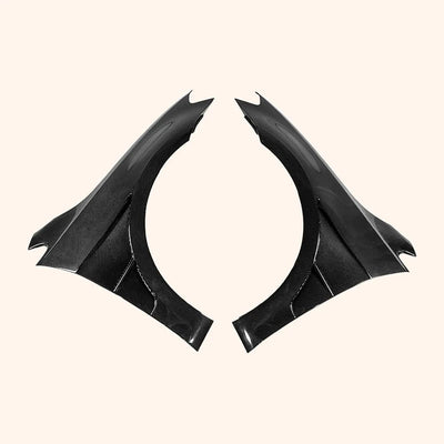 Garde-Boue Ventilé Fibre de Carbone Volkswagen Golf MK7 GTI R - installé sur véhicule - Becquet Voiture