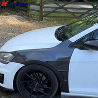 Garde-Boue Ventilé Fibre de Carbone Volkswagen Golf MK7 GTI R - vue de profil - Becquet Voiture