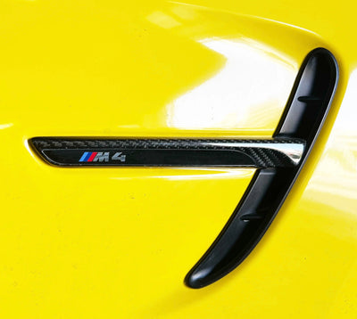 Garniture Aile Fibre Carbone BMW F80 F82 F83 - vue arrière - Becquet Voiture