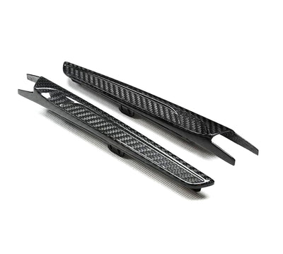 Garniture Aile Fibre Carbone BMW F80 F82 F83 - vue de face - Becquet Voiture
