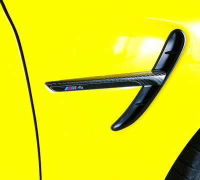 Garniture Aile Fibre Carbone BMW F80 F82 F83 - vue de profil - Becquet Voiture