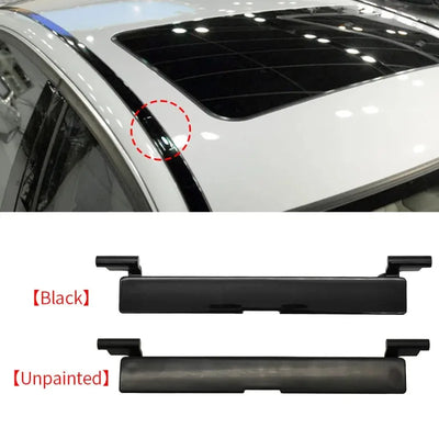 Garniture Barre de Toit Mercedes Classe C W204 2007-2014 - vue de trois-quarts - Becquet Voiture
