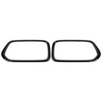 Garniture Cadre Calandre Pare-Chocs Avant BMW X2 F39 2018-2021 Noir - vue de profil 2 - Becquet Voiture