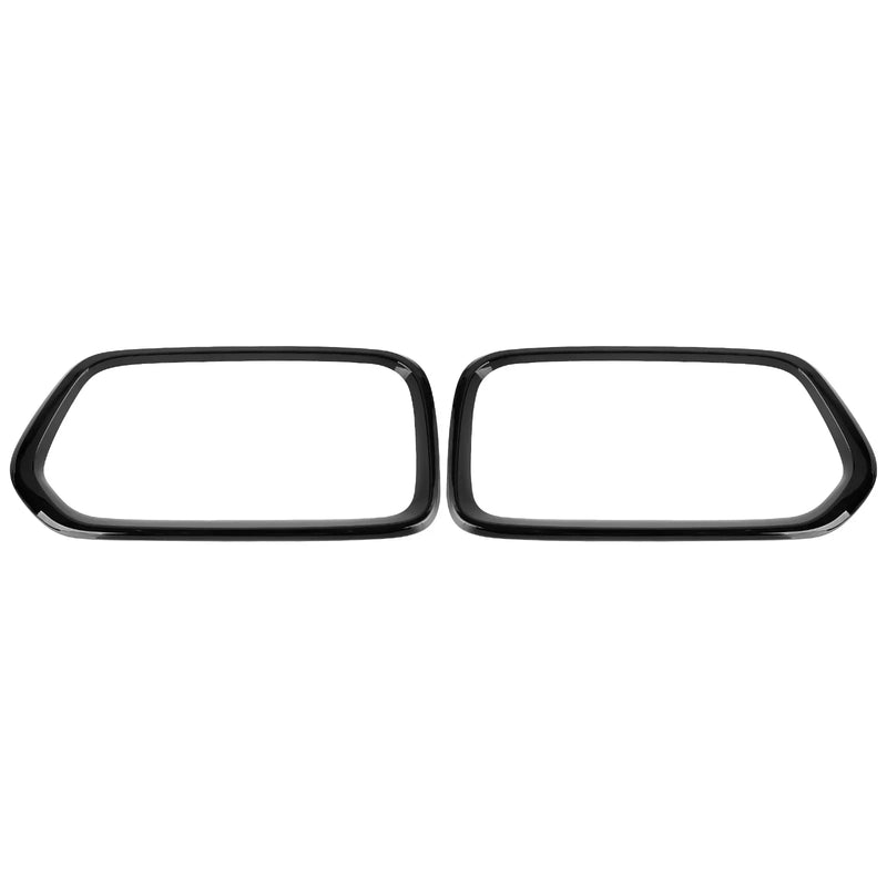 Garniture Cadre Calandre Pare-Chocs Avant BMW X2 F39 2018-2021 Noir - vue de profil 2 - Becquet Voiture