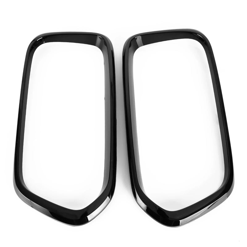 Garniture Cadre Calandre Pare-Chocs Avant BMW X2 F39 2018-2021 Noir - vue rapprochée - Becquet Voiture