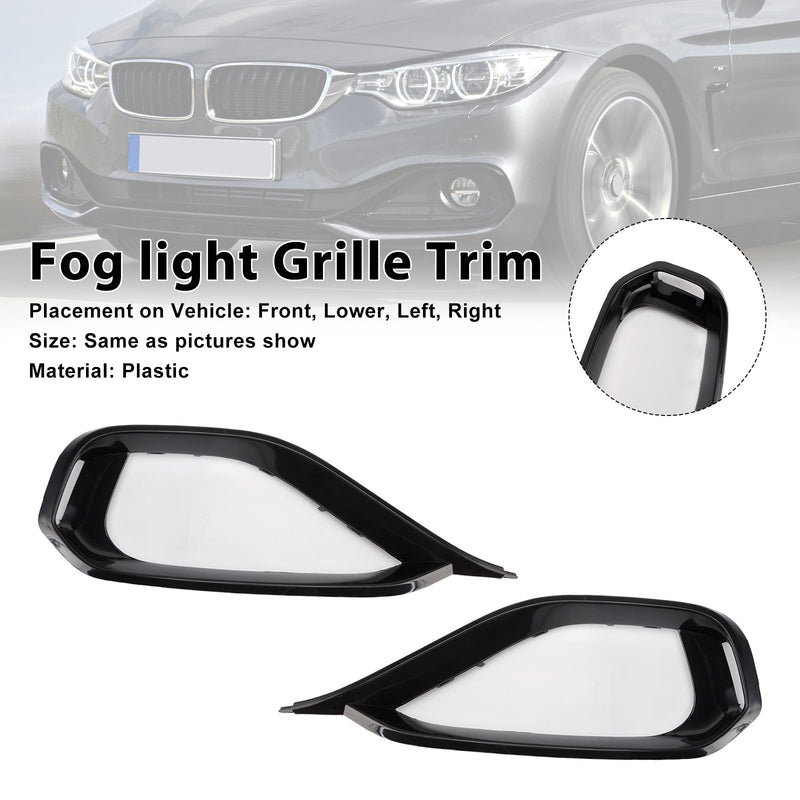 Garniture Calandre Antibrouillard BMW Série 4 F32 F33 F36 - vue arrière - Becquet Voiture
