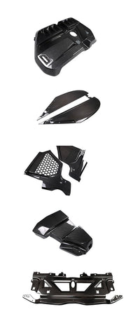 Garniture Capot Carbone BMW M3 M4 G80 G82 G87 - vue de profil - Becquet Voiture