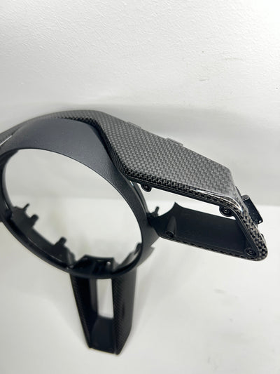 Garniture Centrale Carbone Porsche 992 GT3 GT GTS - vue arrière - Becquet Voiture