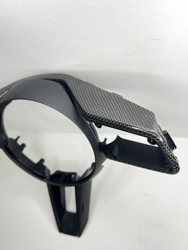 Garniture Centrale Carbone Porsche 992 GT3 GT GTS - vue arrière - Becquet Voiture