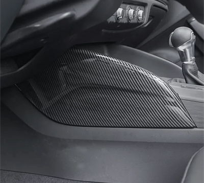 Garniture console centrale carbone Audi A3 8V - packshot studio - Becquet Voiture