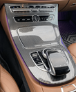 Garniture console centrale carbone Mercedes Classe E W213