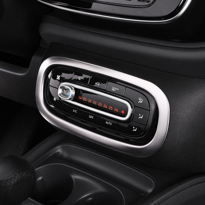 Garniture de Panneau de Climatisation Smart Fortwo Forfour 453 - vue de face - Becquet Voiture