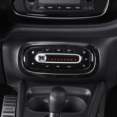 Garniture de Panneau de Climatisation Smart Fortwo Forfour 453 - vue de trois-quarts - Becquet Voiture