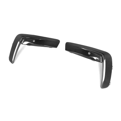 Garniture de Pare-Chocs Avant Carbone BMW M8 F91 F92 F93 - vue arrière - Becquet Voiture
