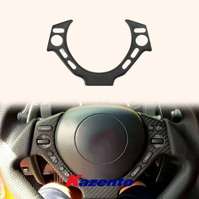 Garniture de Volant Carbone Intérieure Nissan GTR R35 - vue de face - Becquet Voiture